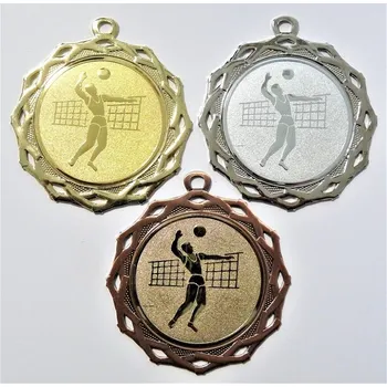 Volejbal muž medaile DI7003-19 Zde napište text na štítky a součet zadejte do košíku. Více informací viz.POPIS v dolní části.