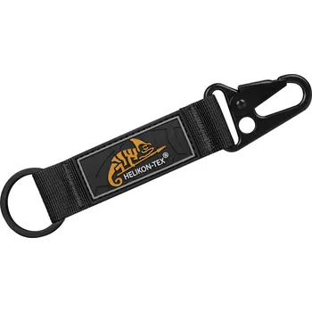 Helikon-Tex® Klíčenka s karabinou logo HELIKON-TEX ČERNÁ