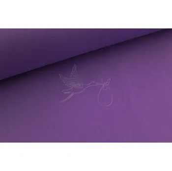 Tmavá lila - bavlněné plátno, šíře 240cm - 123