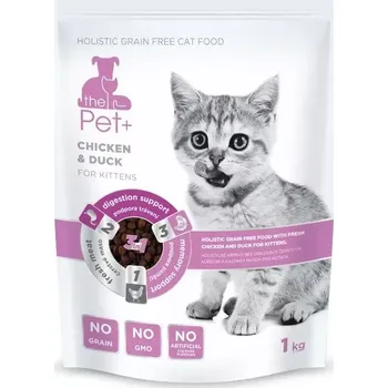 Krmivo pro kočku thePet+ 3in1 cat CHICKEN & DUCK Kittens 1kg