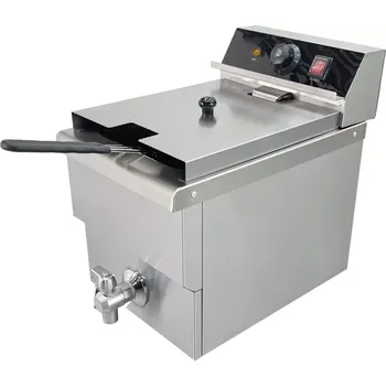 fritéza vasegastro Fritéza o objemu 12 litrů s vypouštěcím kohoutem