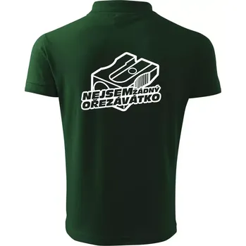 Pánská košile Ořezávátko - Polokošile pánská Pique Polo 203 - 5XL ( Lahvově zelená )