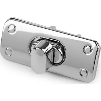 Sada zapínání na kabelky 17x43 mm, malé, 1 nikl