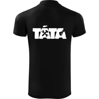 Pánská košile Táta nápis - bagrista - Polokošile Victory sportovní (dresovina) - 3XL ( Černá )
