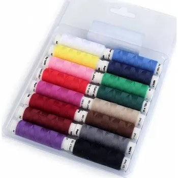 Nit Nitě UNIPOLY 120 100 m kazeta 16 cívek