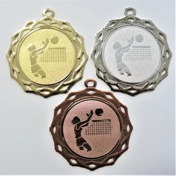 Volejbal žena medaile DI7003-20 Zde napište text na štítky a součet zadejte do košíku. Více informací viz.POPIS v dolní části.