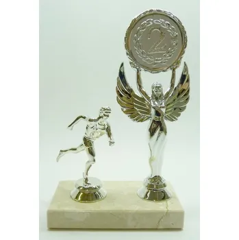 Atletika trofej - MUŽ - stříbro F17-654-2 DO KOŠÍKU ZADEJTE SOUČET ŠTÍTKŮ !!! - Při nákup trofejí se stejným textem napište text jen ZDE např. VELKÁ CENA 20.12.2012 Brno