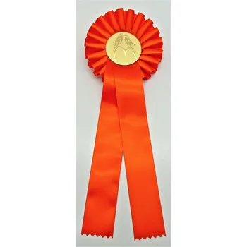 Papoušci kokarda oranžová POTISK STUHY NEPROVÁDÍME. U tohoto výrobku nelze požadovat žádný text.