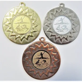 Gymnastika medaile ME.104-151 Zde napište text na štítky a součet zadejte do košíku. Více informací viz.POPIS v dolní části.