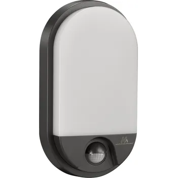 Venkovní osvětlení LED lampa s infračerveným senzorem pohybu MCE340 GR 1100lm 15W IP54 Maclean Energy přírodní bílá (4000K)