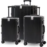 Cestovní kufr BERTOO Palermo - černý set 3v1