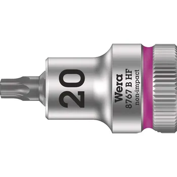 Wera 003061 Zástrčná bitová hlavice 3/8" Torx TX 20 typ 8767 B HF Zyklop s přidržovací funkcí