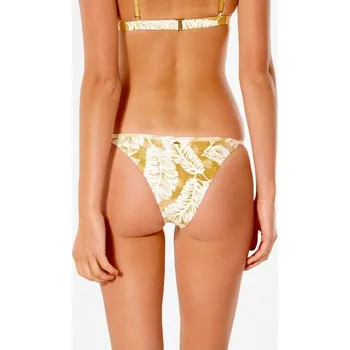 Dámské plavky RIP CURL plavky - Summer Palm Skimpy Pant Honey (205) velikost: L