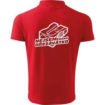 Pánská košile Ořezávátko - Polokošile pánská Pique Polo 203 - 5XL ( Červená )