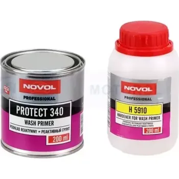 barva na kov NOVOL PODKLAD - Reaktivní antikorozní primer s tužidlem 200ml + 200ml