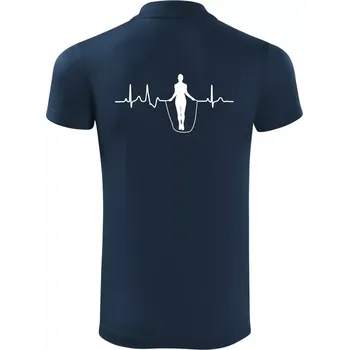 Pánská košile EKG švihadlo - Polokošile Victory sportovní (dresovina) - M ( Námořní modrá (velmi tmavá - téměř černá) )