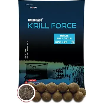 Boilies Haldorádó Boilies Krill Force Long Life 700g 16mm Krill Natur (HD33087)