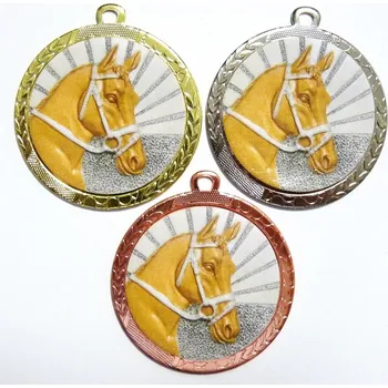 Koně medaile D113-K009 Zde napište text na štítky a součet zadejte do košíku. Více informací viz.POPIS v dolní části.