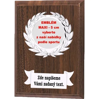 Nástěnná plaketa NP02 Zde napište text na štítky a součet zadejte do košíku. Více informací viz.POPIS v dolní části.