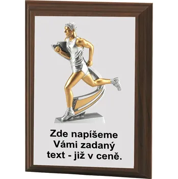 VIZINGR Atletika muž plaketa H120-L429