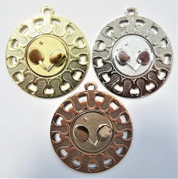 Stolní tenis medaile ME.097-A22 - změna emblému viz.další foto. Zde napište text na štítky a součet zadejte do košíku. Více informací viz.POPIS v dolní části.