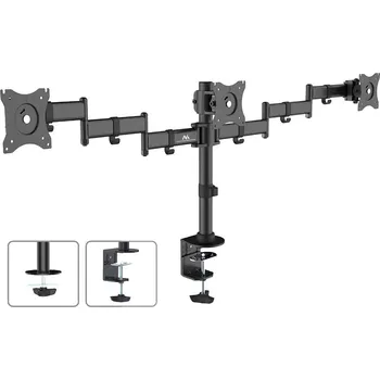 Monitor Držák na psací stůl pro 3 monitory až 3x LCD LED 27" MONITOR