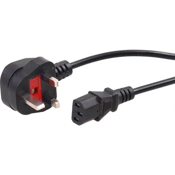 Napájecí kabel 3-kolíkový napájecí kabel 5M GB konektor Maclean MCTV-808 (POZOR: Anglická zástrčka)