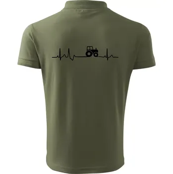 Pánská košile Traktor EKG - Polokošile pánská Pique Polo 203 - XL ( Khaki )