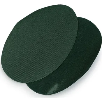 Nažehlovačka / záplata ovál 10x15,5 cm, malé, 1 zelená