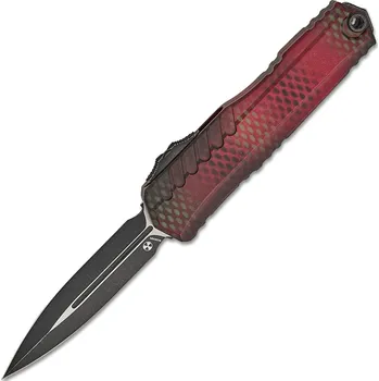 Microtech Cypher® II D/E Signature Series Red X-51 Standard 1242-1RDX51S