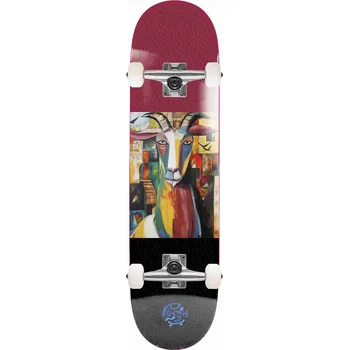 Skateboard PUSH SKATEBOARDING komplet - Baghdad MLSL Complete Red/Black (RED/BLACK)