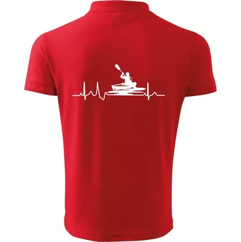 Pánská košile EKG kajak - Polokošile pánská Pique Polo 203 - 4XL ( Červená )