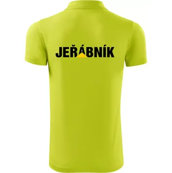 Pánská košile Jeřábník nápis - Polokošile Victory sportovní (dresovina) - 2XL ( Limetková )