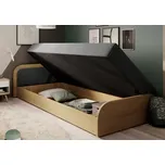 Artelta Jednolůžková postel PARYS hnědá | 80 x 190 cm Barva: Levá / Sawana 21