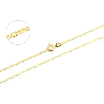 Řetízek Dámský zlatý řetízek valentina 45 cm ZLR1433F + DÁREK ZDARMA