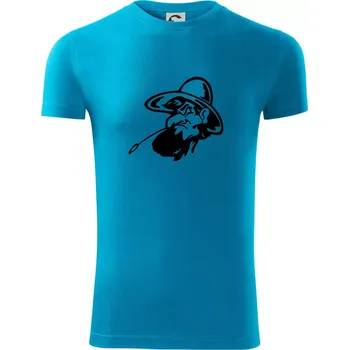 Pánské tričko Zapšklý farmář - Viper FIT - Pánské zůžené tričko - 2XL ( Světlý tyrkys )