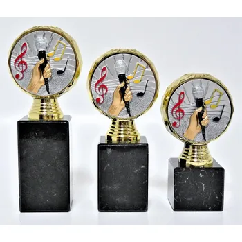 Hudba trofeje K13-FG023 Zde napište text na štítky a součet zadejte do košíku. Více informací viz.POPIS v dolní části.