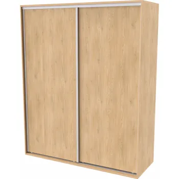 Šatní skříň NÁBYTEK MIKULÍK s.r.o. FLEXI 2 - šatní skříň dveře plné, 180/200/220 x 220/240cm Šířka: 200cm, Výška: 240cm, Dekor: olše Šířka: 180, Výška: 220, Dekor: dub sametový