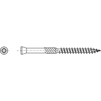Vrut vrut terasový nerez AISI410 35 mm 4 mm