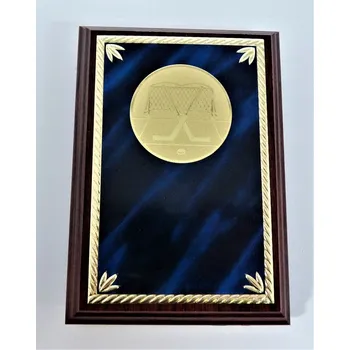 Hokej plaketa H122-G181-142 Zde napište text na štítek a zadejte do košíku. Více informací viz.POPIS v dolní části.