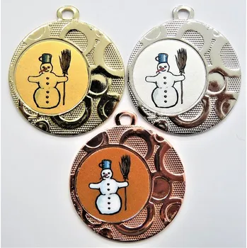 VIZINGR Sněhulák medaile DI4002-L117
