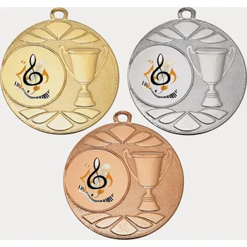 Hudba medaile DI5003-L402 Zde napište text na štítky a součet zadejte do košíku. Více informací viz.POPIS v dolní části.