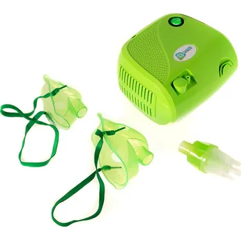 Inhalátor Inhalátor BR-CN116B Omnibus zelený - sada, 2 masky, sáček