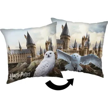 Polštář Jerry Fabrics Polštářek Harry Potter Hedwig 02 40x40 cm Varianta: Polštářek Harry Potter Hedwig 02 40x40 cm, Značka: Dadka