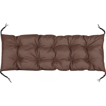 Polštář Polštář na zahradní lavici z europalet hnědý 120x40 cm