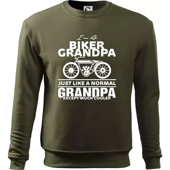 Pánská mikina Biker Grandpa - Mikina Essential pánská - M ( Military )