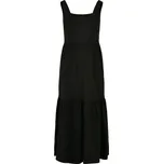 Ladies 7/8 Length Valance Summer Dress - black L