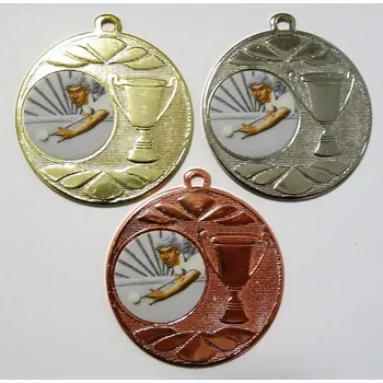 Kulečník medaile DI5003-K021 Zde napište text na štítky a součet zadejte do košíku. Více informací viz.POPIS v dolní části.