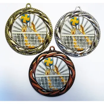 Volejbal medaile D93-K007 Zde napište text na štítky a součet zadejte do košíku. Více informací viz.POPIS v dolní části.