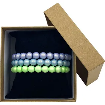 Náušnice Dárková sada náramků – Polární záře